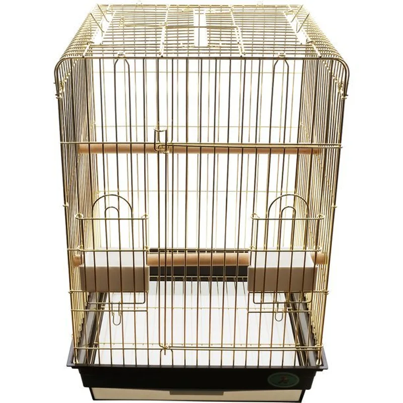 small bird cage with stand open top