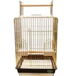 small bird cage with stand open top