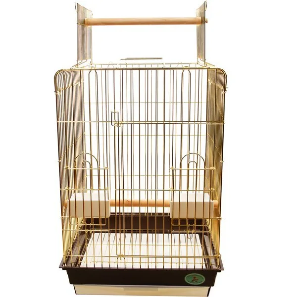 small bird cage with stand open top