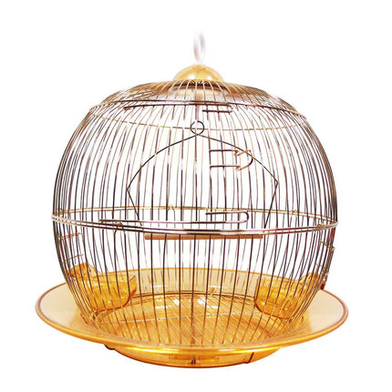 Wholesale hand-made Small Gold Metal Bird Cages for Wedding Favors Party Decorations Bird Cage