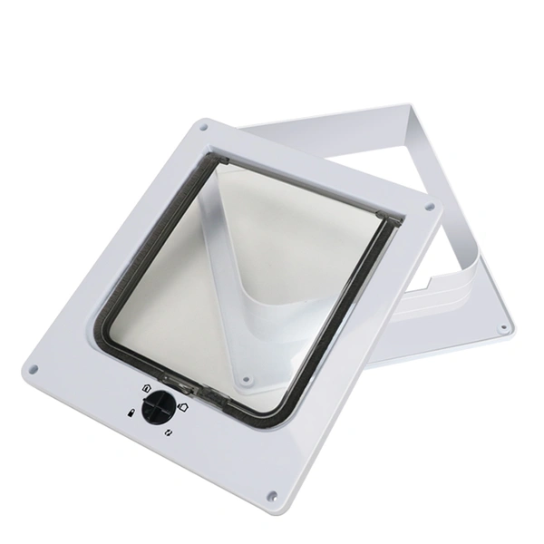 4-way open pet cat door