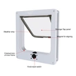 4-way open pet cat door