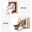 4-way open pet cat door