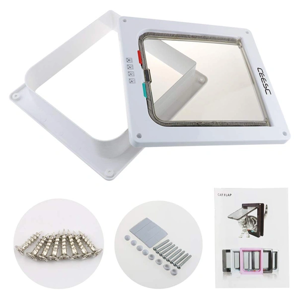 Tough pet cat home door