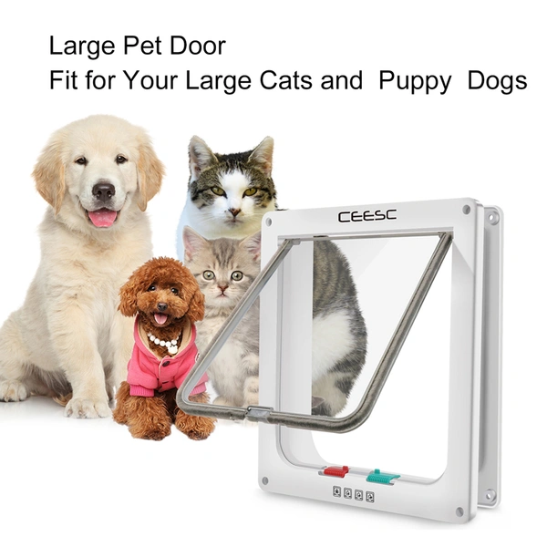 Tough pet cat home door