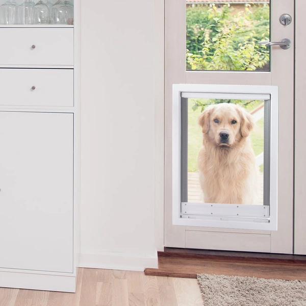 dog access door with flap