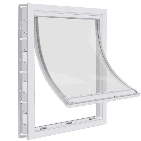 dog access door with flap