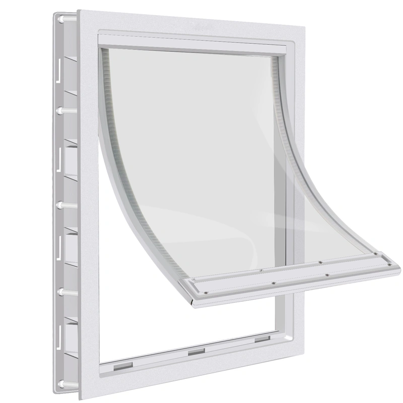 dog access door with flap