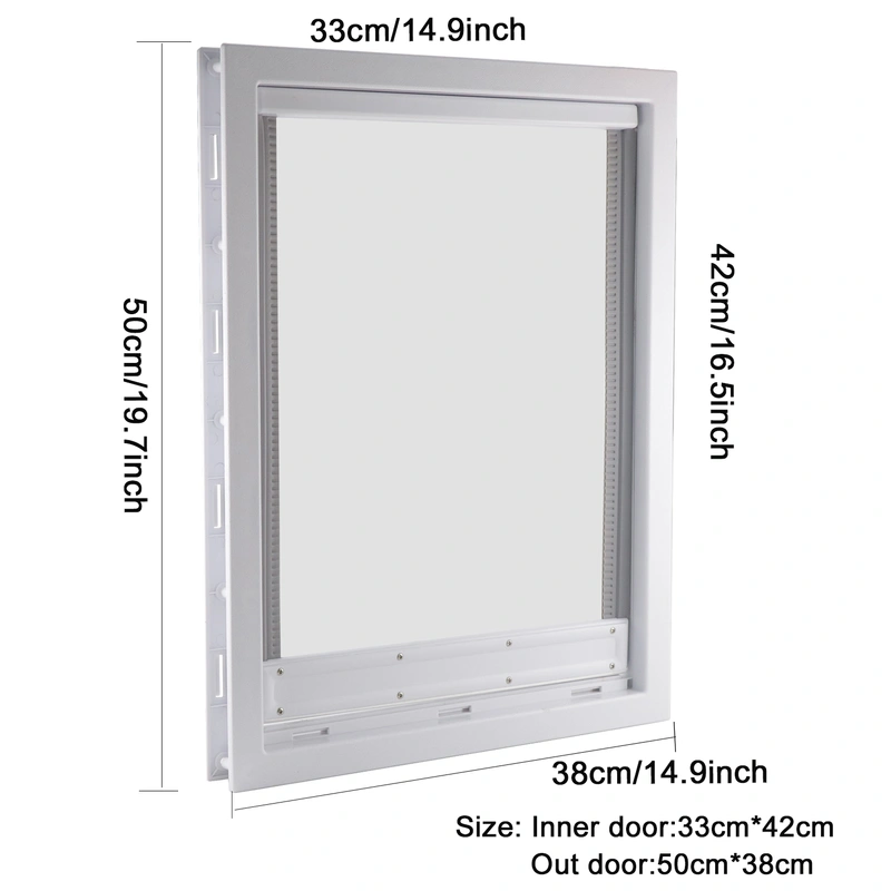 dog access door with flap