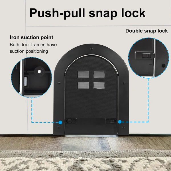 Pet interior and exterior door