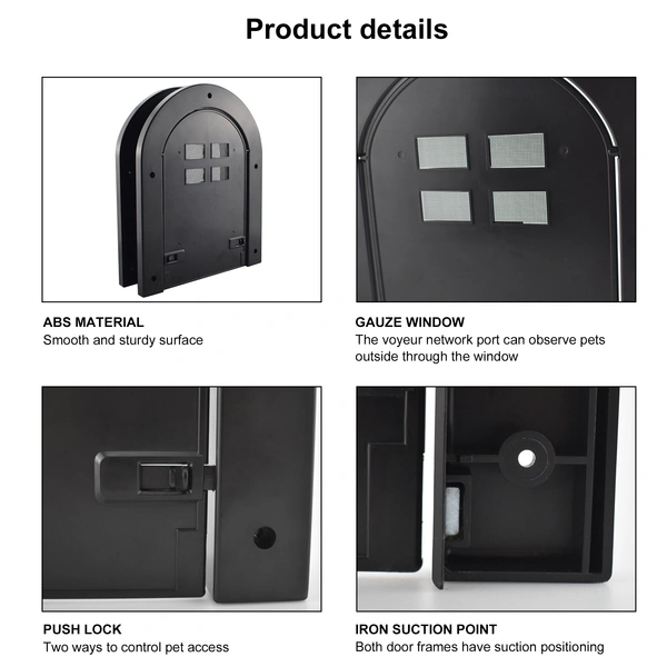 Pet interior and exterior door