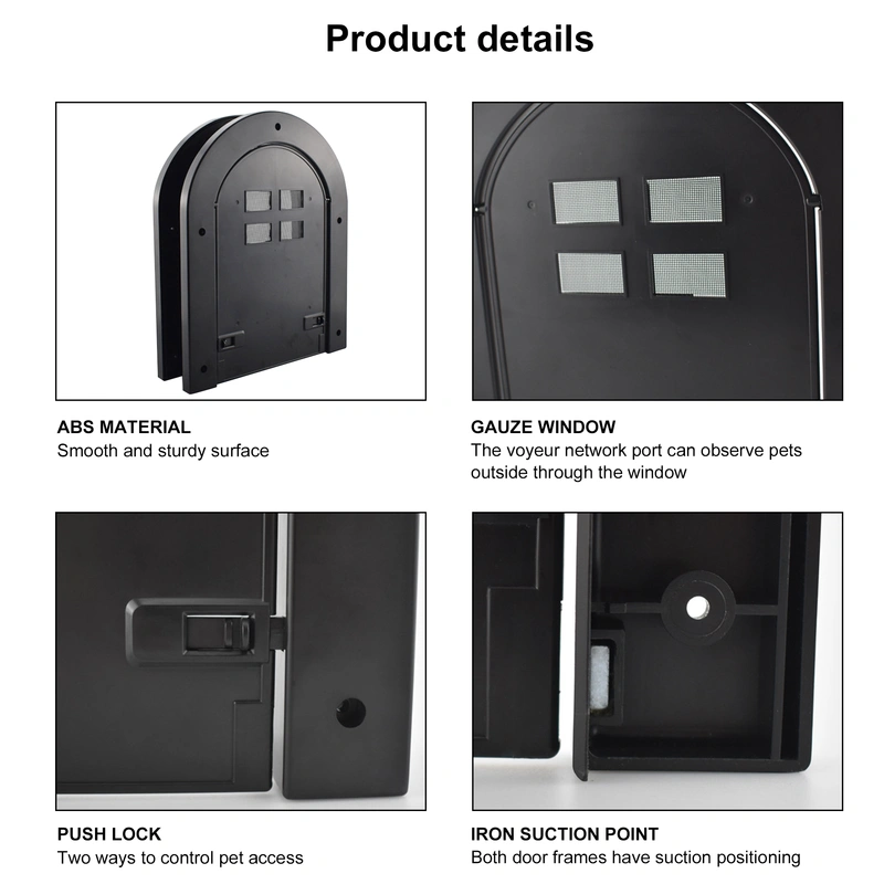 Pet interior and exterior door