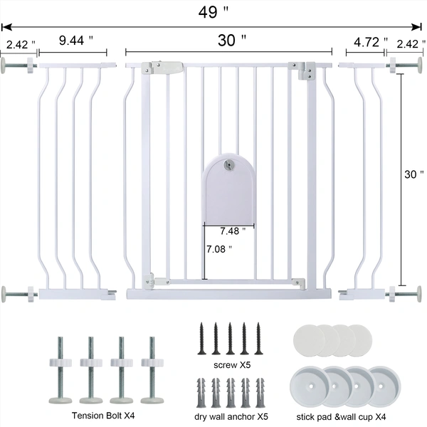 Pet baby safety gaten door