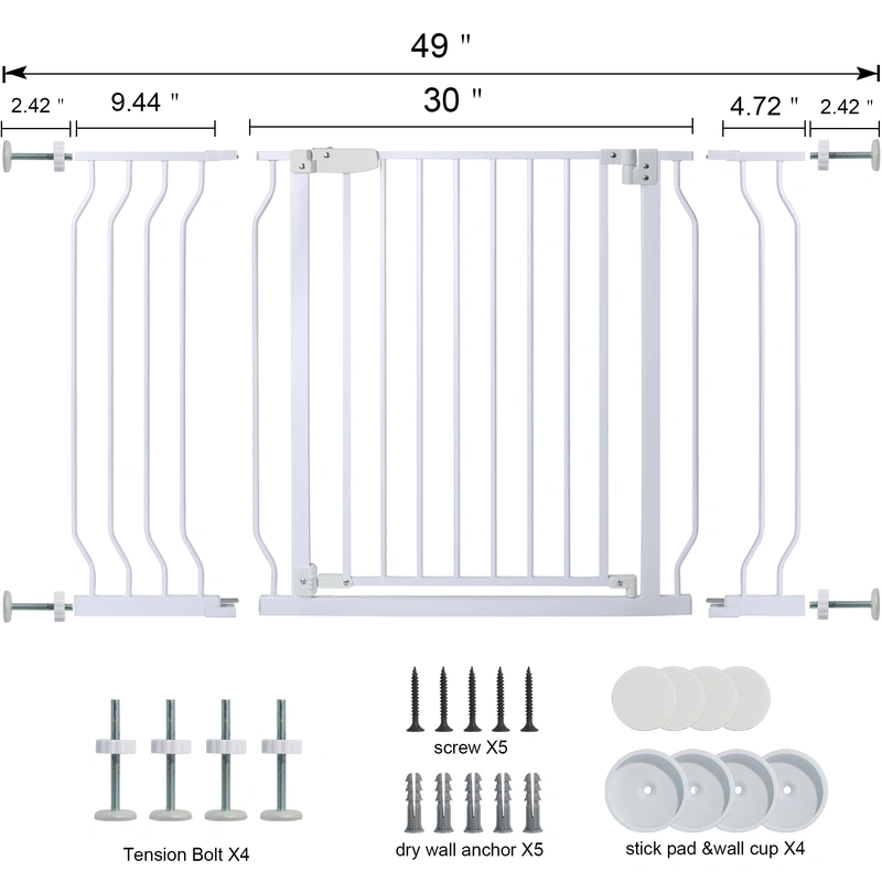 Pet baby safety gaten door
