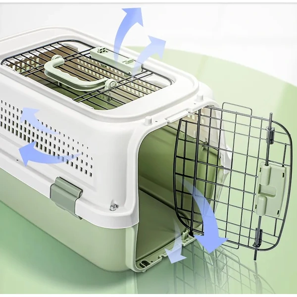 Pet cage travel carrier