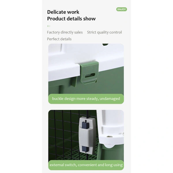 Ventilation pet travel cage