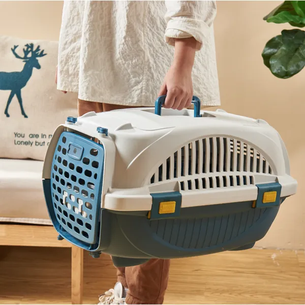 airline plastic pet carrier cage