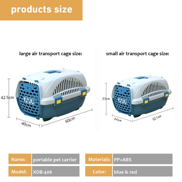 airline plastic pet carrier cage