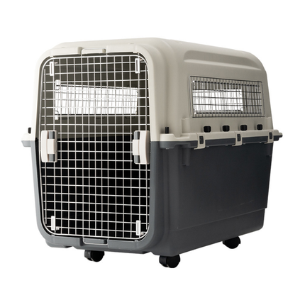 Newest Airline Approved Portable Plastic Small Air Travel Kennel on Wheels Pet Dog Cat Carrier Crate Cage for Sale
