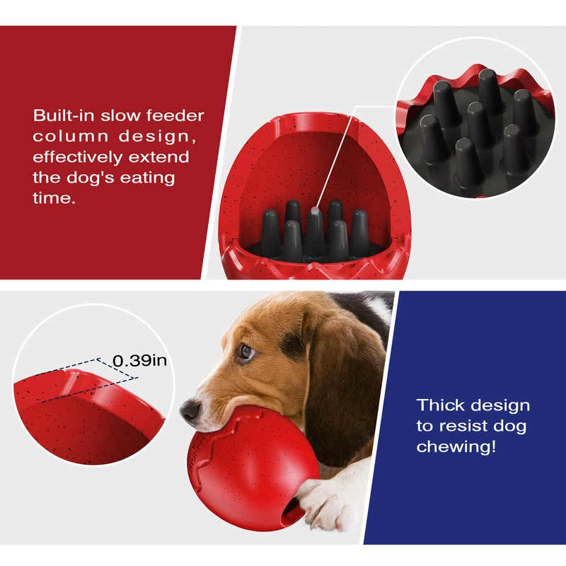 Interactive dog feeder toy