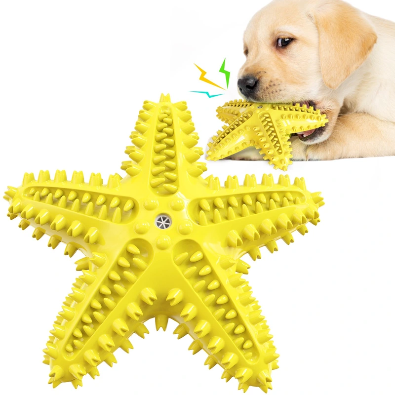 Eco-friendly sea star dog chewing toy