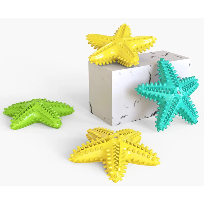Eco-friendly sea star dog chewing toy