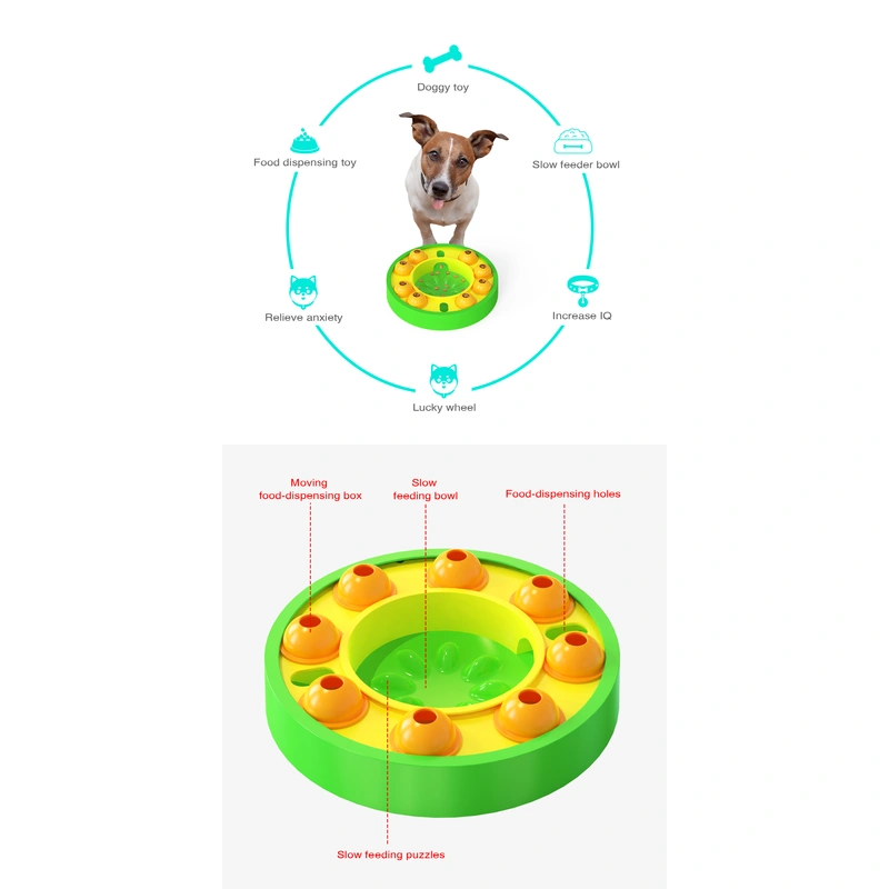 Interactive puzzle dog toy