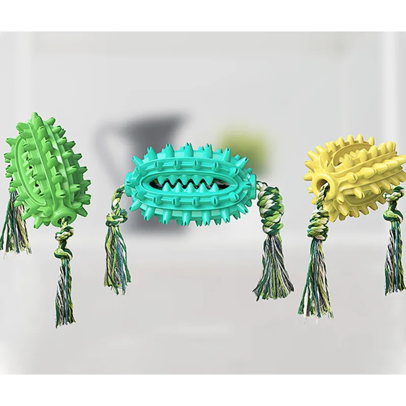 Teeth cleaning dog toy