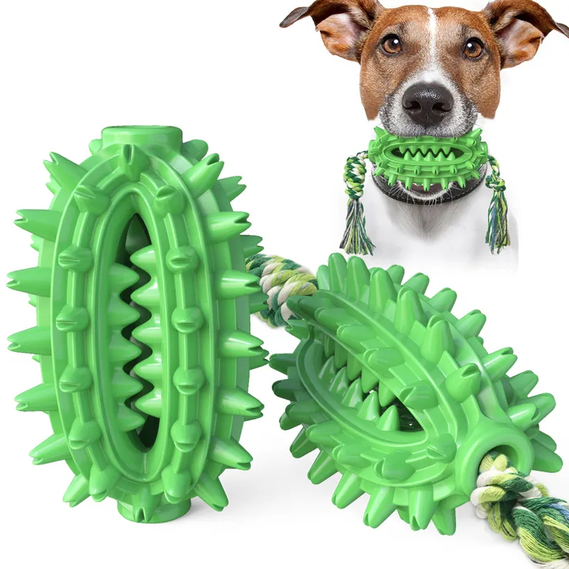 Teeth cleaning dog toy