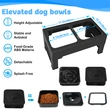 Pet dog adjustable bowl