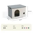 Sturdy Plastic Cat House - Indoor & Outdoor Cozy Shelter for Cats