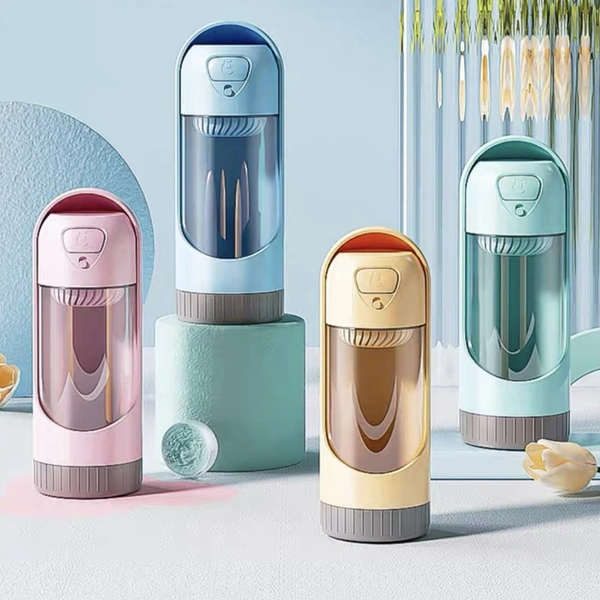 Portable Leak-Proof Pet Water Bottle - Perfect for Outdoor Adventures