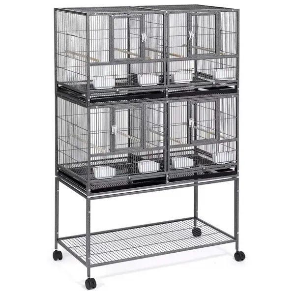 Large Stackable Bird Cage | Expandable & Durable Design