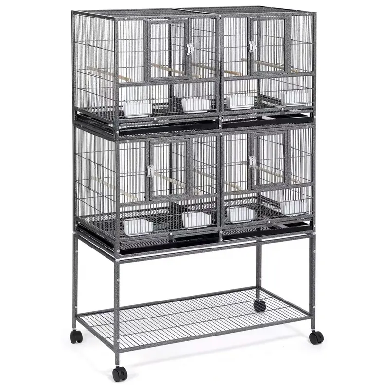 Large Stackable Bird Cage | Expandable & Durable Design