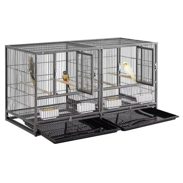 Large Stackable Bird Cage | Expandable & Durable Design
