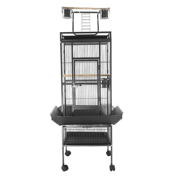 Heavy-Duty Bird Cage with Perch Stand | Sturdy and Secure