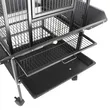 Heavy-Duty Bird Cage with Perch Stand | Sturdy and Secure