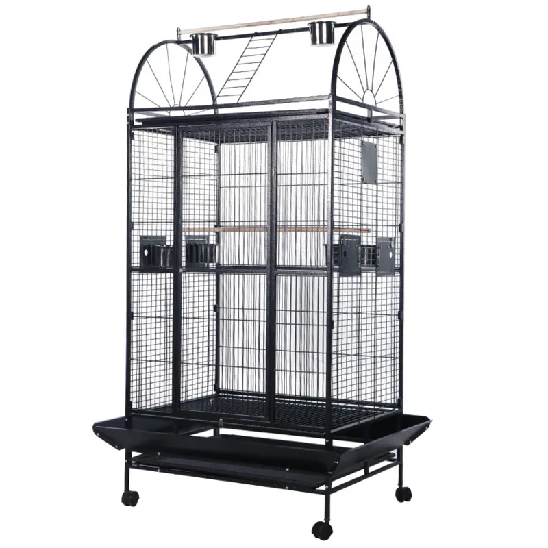  Spacious Large Bird Cage | Ideal Parrot Enclosure with Easy Access