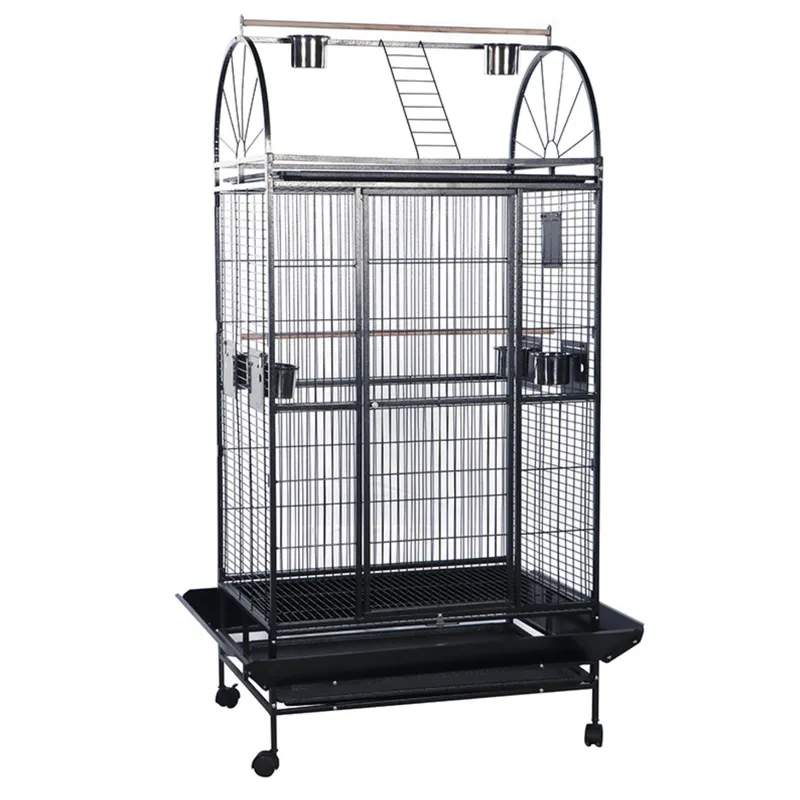  Spacious Large Bird Cage | Ideal Parrot Enclosure with Easy Access