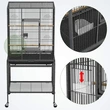 Extra-Large Bird Cage with Play Stand | Spacious Parrot Enclosure
