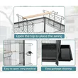 Square Heavy-Duty Iron Bird Cage | Perfect for Large Parrots