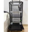 Sturdy Iron Bird Cage with Play Area for Active Birds