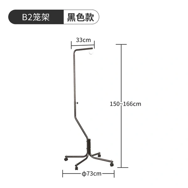 Hanging Square Iron Bird Cage for Parrots | Heavy-Duty Construction