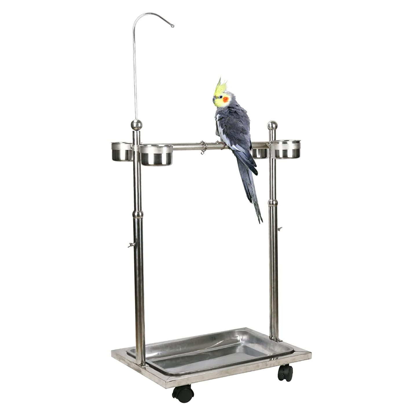 Pet products large parrot bird cage house nest with feeder and toys