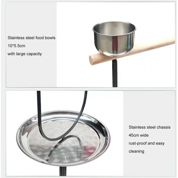 bird rest perch stand frame