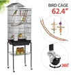 decorative bird cage wall shelf
