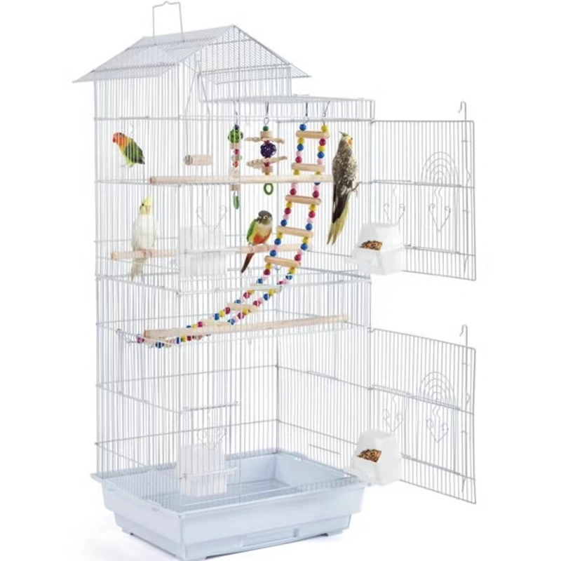 decorative bird cage wall shelf