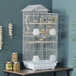 decorative bird cage wall shelf