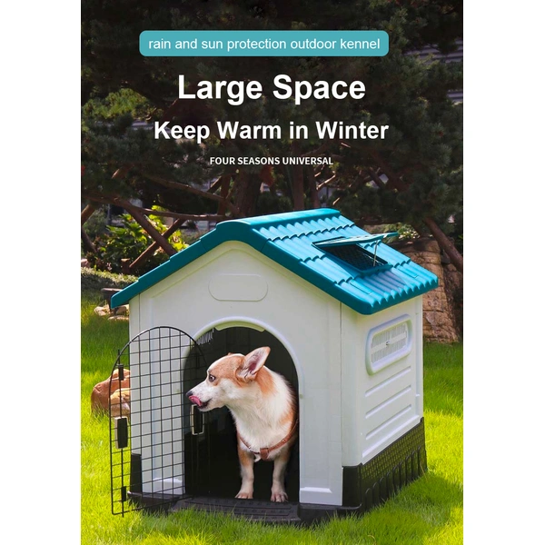 All-Weather Durable Plastic Dog House