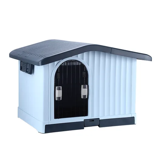 Easy Assembly Adjustable High Plastic Dog House for Small Dogs